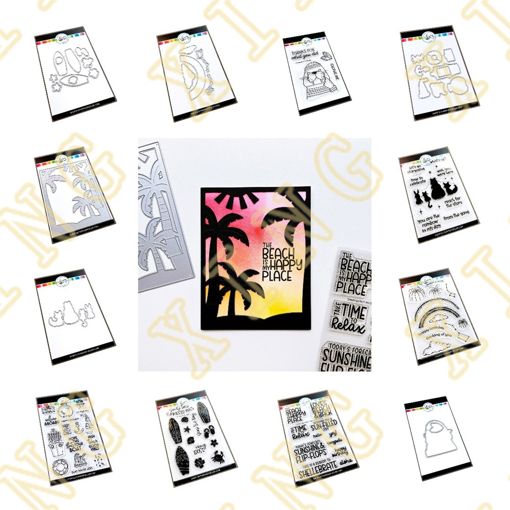 Art Craft Umbrella - ขึ้นด้านบนที่ตัดลายกระดาษโลหะและแสตมป์ใสสำหรับสมุดติดรูปแบบทำมือกระดาษงานฝีมือการ์ดเจาะศิลปะตัด2023มาใหม่ล่าสุด