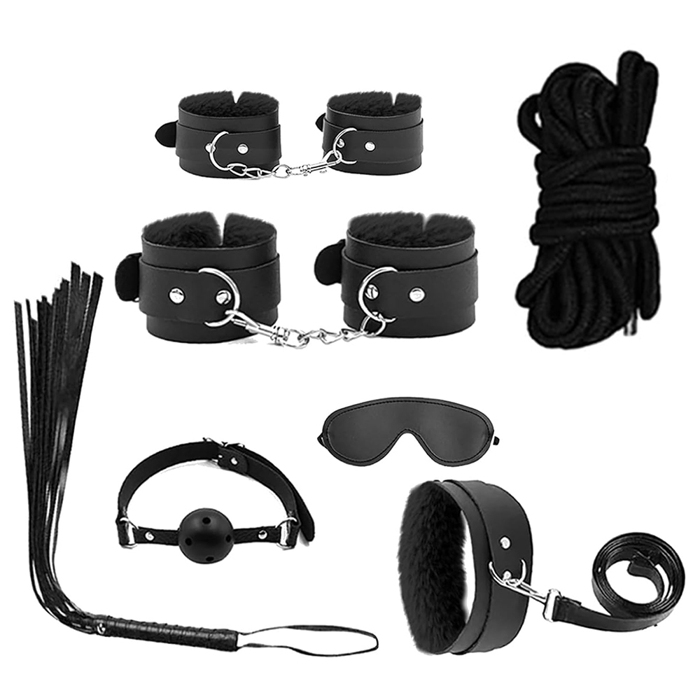 Leather Tooling Kit - ของเล่นผู้ใหญ่ SM ชุดเพศ Handcuffs Slave เครื่องมือเซ็กซี่ข้อมือข้อเท้าเปิดขาของเล่น