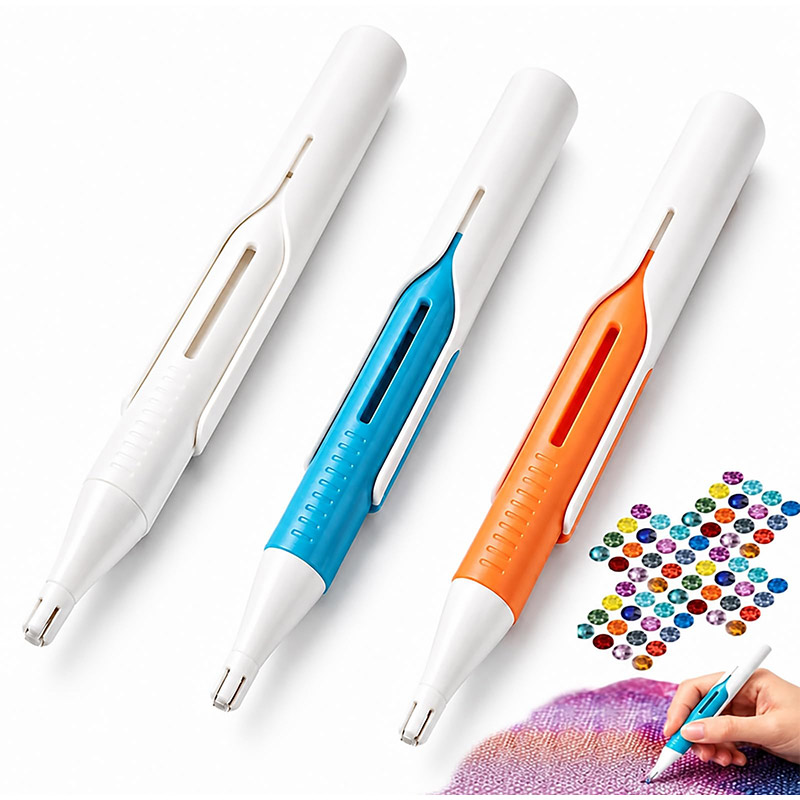 Art Craft For Adults - เครื่องจ่ายเม็ดเพชรสำหรับงานเพ้นท์เพชรแบบอัตโนมัติ สำหรับเม็ดเพชรกลมขนาด 2.8 มม. ชุดอุปกรณ์เสริมสำหรับงานฝีมือ DIY