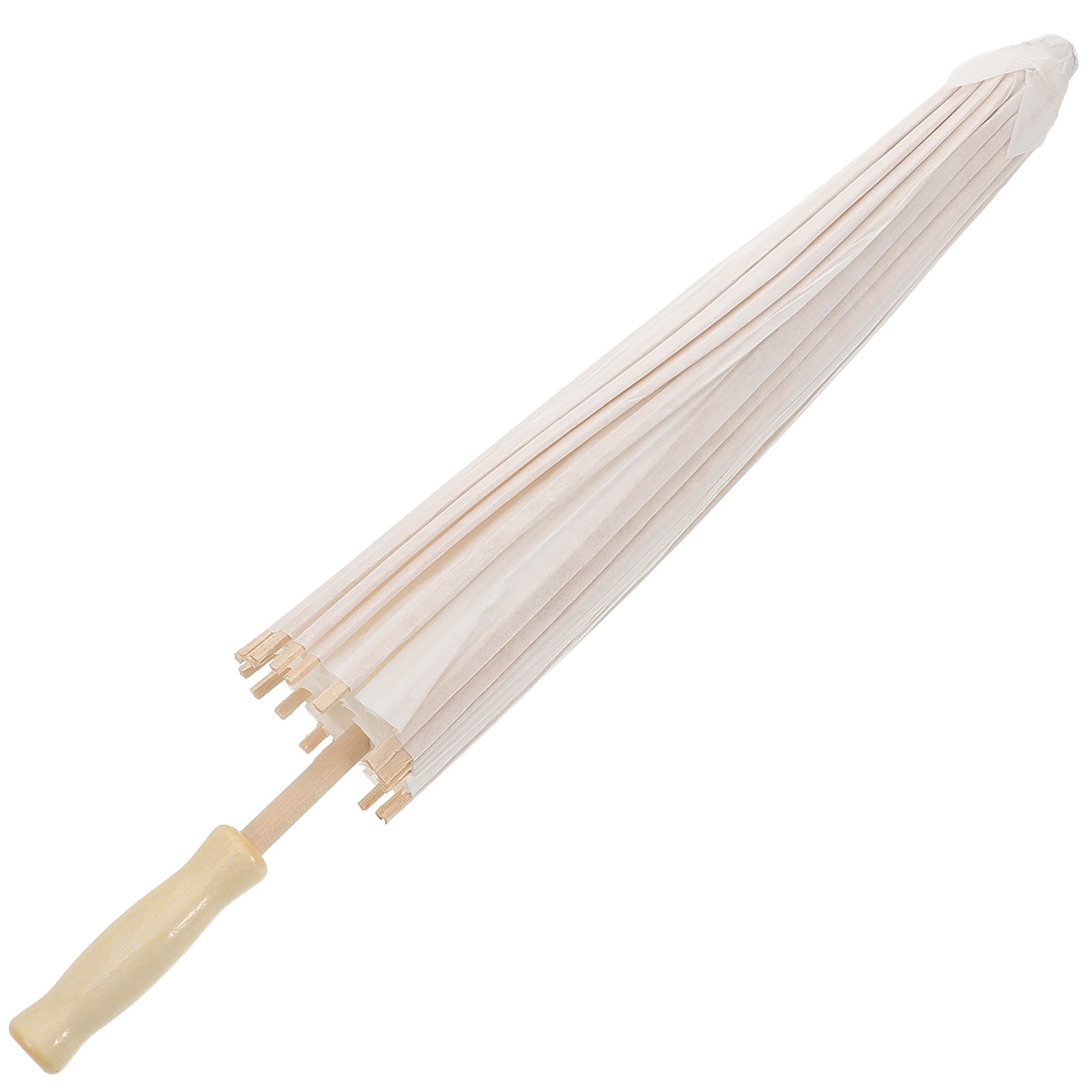 Art Craft Umbrella - ร่มกระดาษ DIY สำหรับเด็ก งานศิลปะวาดภาพกราฟฟิตี้ด้วยมือ งานฝีมือที่ยังไม่เสร็จ ของตกแต่ง