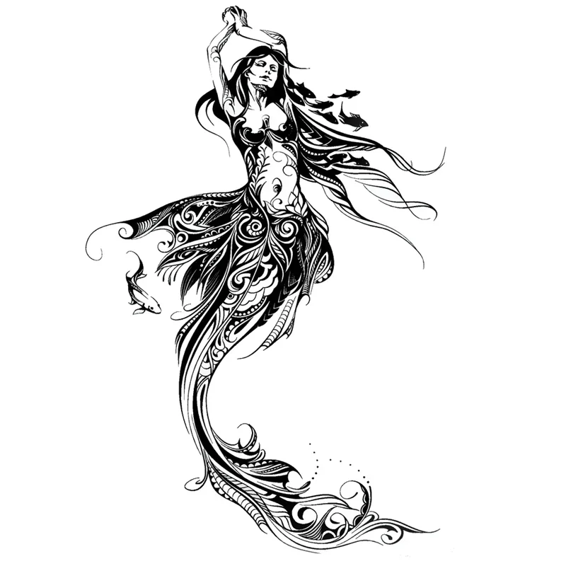 ใหม่สาวศิลปะแสตมป์ Mermaid คนร - Art Craft Umbrella บทวิจารณ์และราคา