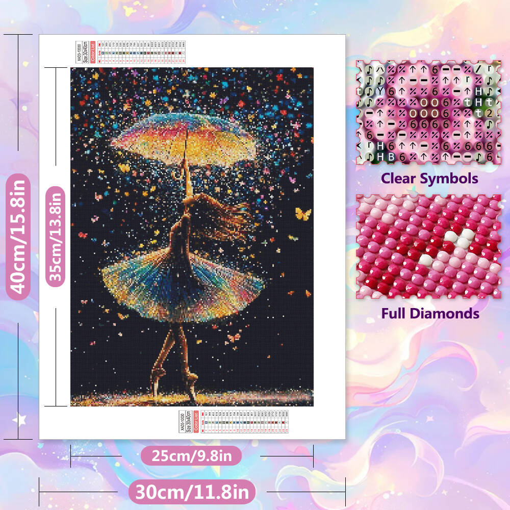 EverShine 5Dเพชรภาพวาดสุนัขแมว - Art Craft Umbrella บทวิจารณ์และราคา