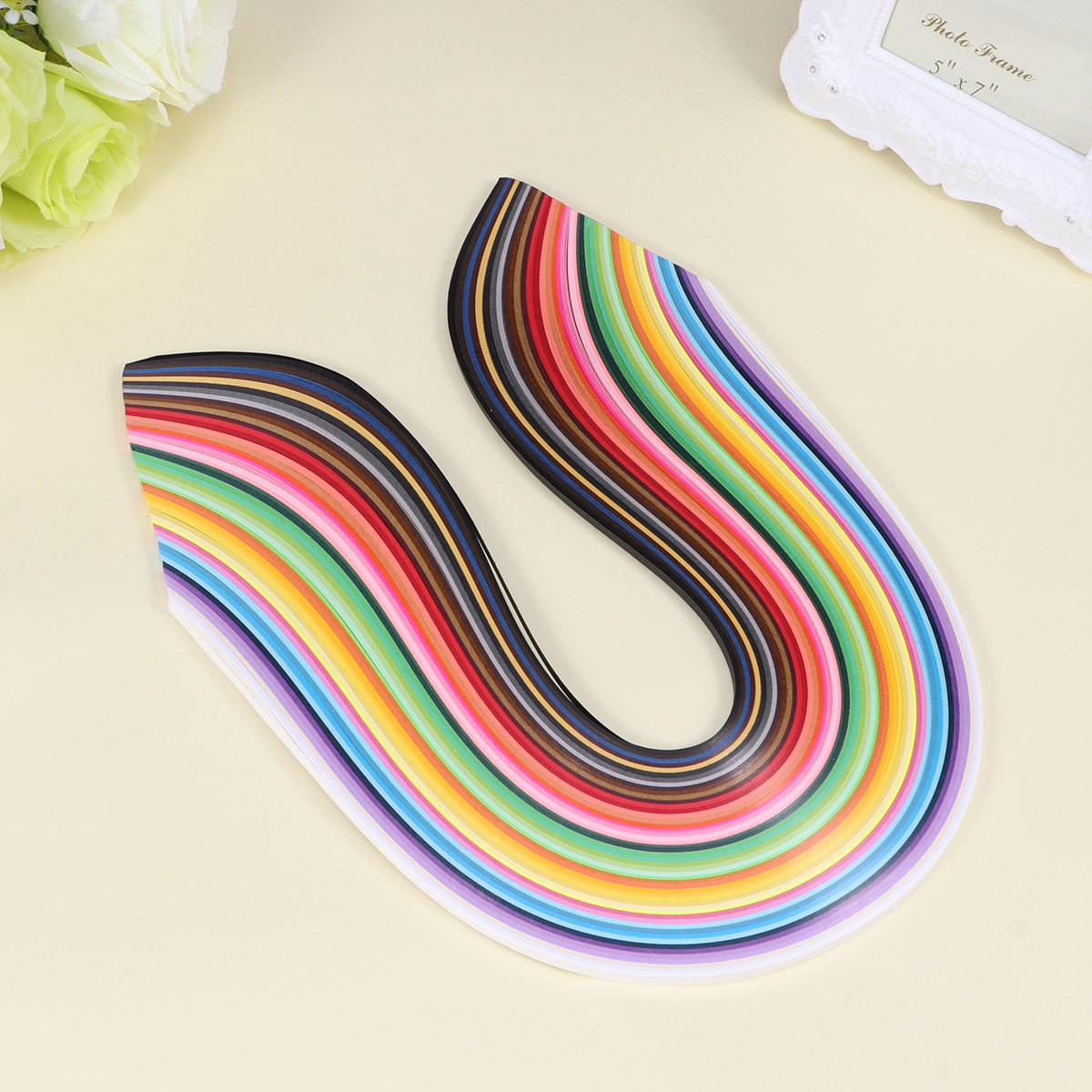 ชุดแถบกระดาษสำหรับงานควิลลิ่ง  - Quilling Paper Strips บทวิจารณ์และราคา