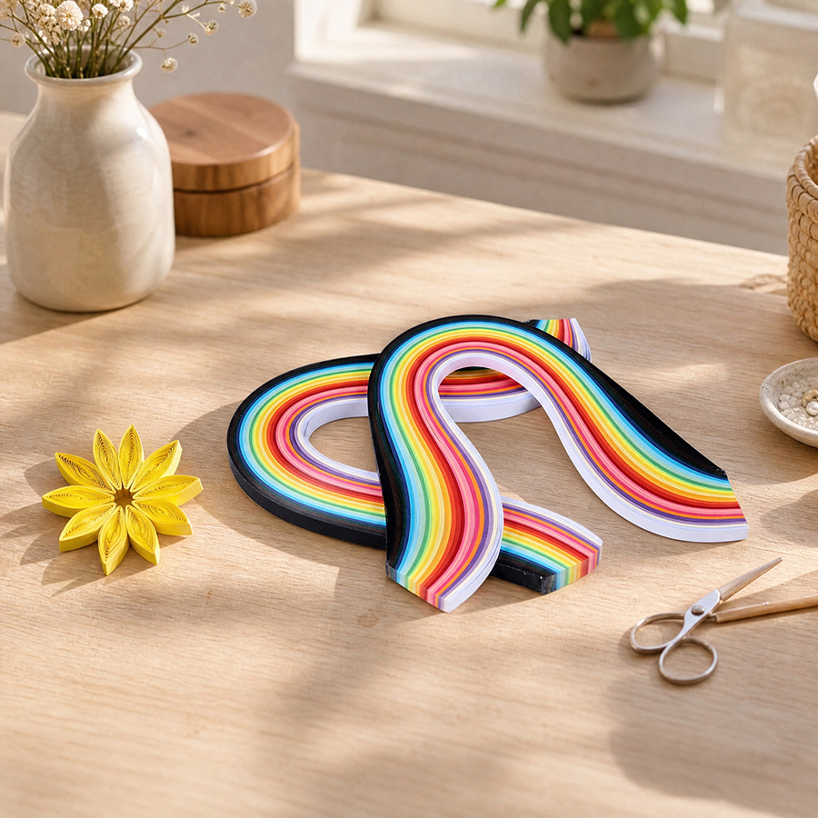 กระดาษควิลลิ่ง 36 สี 260 แผ่น  - Quilling Paper Strips บทวิจารณ์และราคา