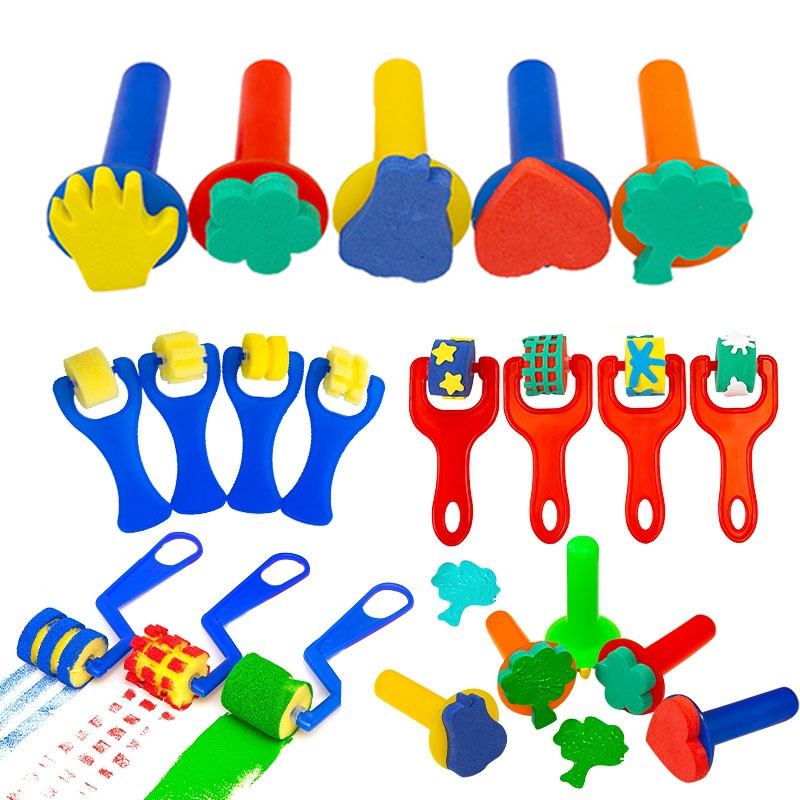 เด็กเด็กวัยหัดเดินฟองน้ําแสตมป - Art Craft 4 Years Old บทวิจารณ์และราคา