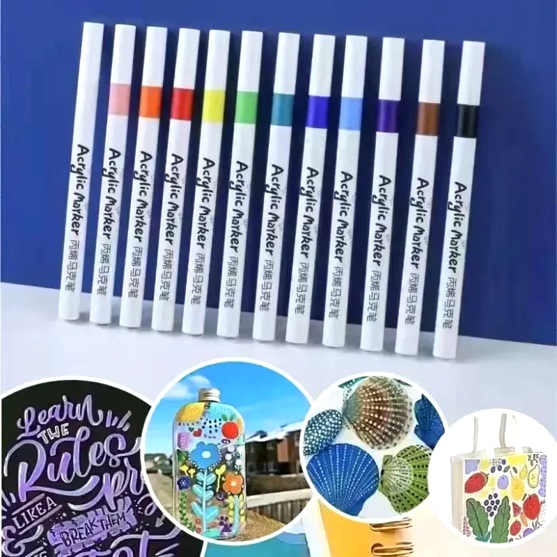ชุดปากกาอะคริลิคหัวนุ่ม 12 ถึง - Art Craft 4 Years Old บทวิจารณ์และราคา