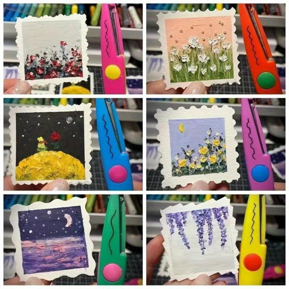 กรรไกรตกแต่งแบบหยัก 6 ชิ้น/ชุด - Art Craft 4 Years Old บทวิจารณ์และราคา