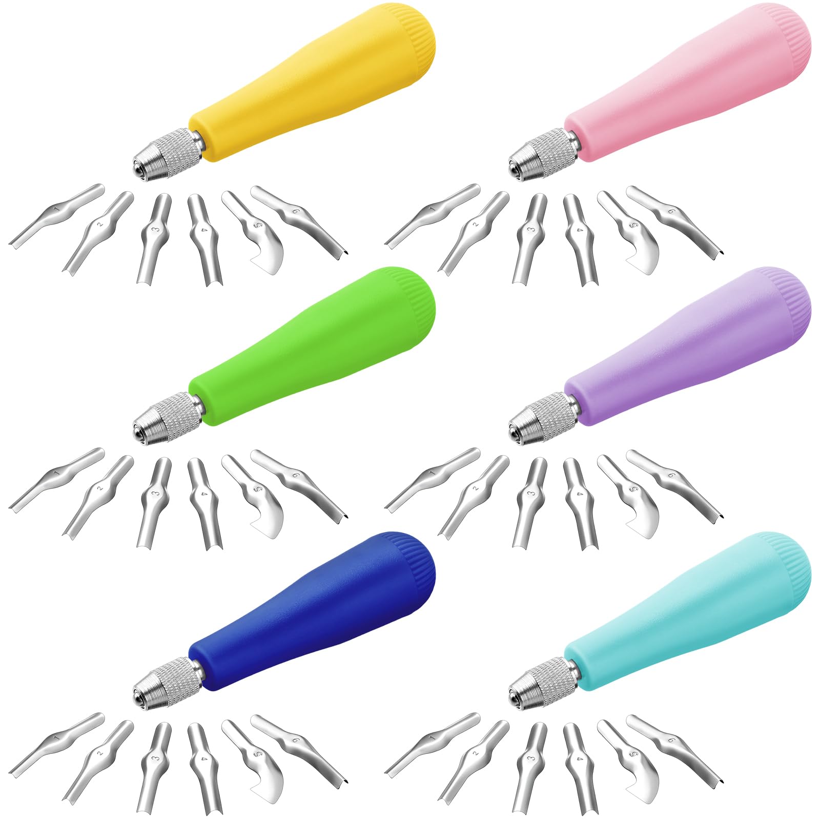 หัตถกรรมเครื่องตัดเสื่อน้ํามัน - Linocut Carving Tool บทวิจารณ์และราคา