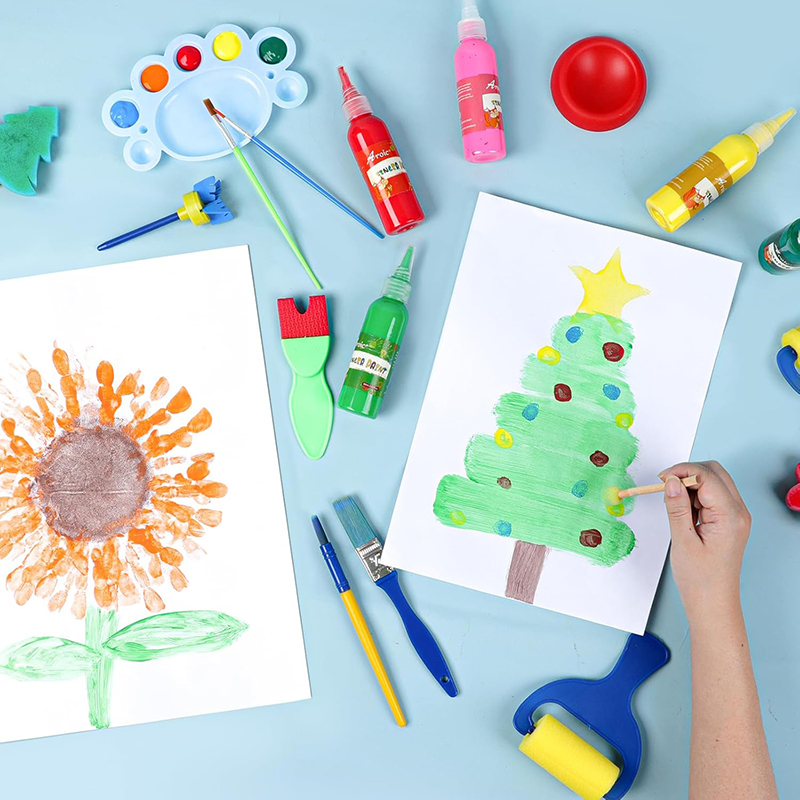 เด็กวาดฟองน้ําของเล่นศิลปะหัตถ - Art Craft 4 Years Old บทวิจารณ์และราคา