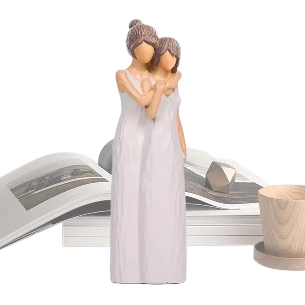 รูปปั้นแม่ลูกวาดด้วยมือ งานศิล - Art And Craft For Mother'S Day บทวิจารณ์และราคา