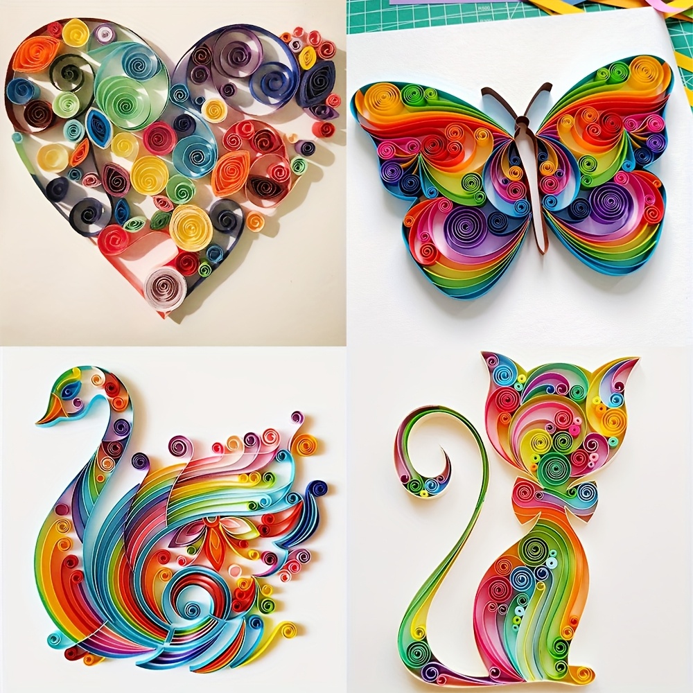 แผ่นกระดาษ 36 สีสําหรับงานศิลป - Quilling Paper Strips บทวิจารณ์และราคา