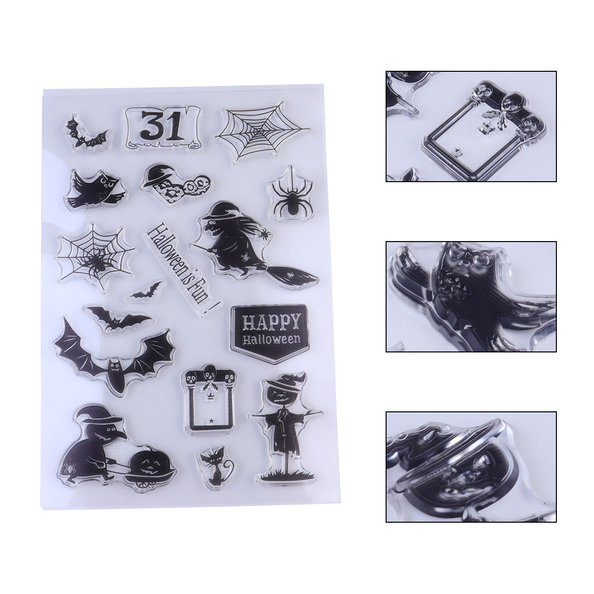 แสตมป์ซิลิโคนสำหรับเด็ก ลายสร้ - Art Craft Halloween Preschool บทวิจารณ์และราคา