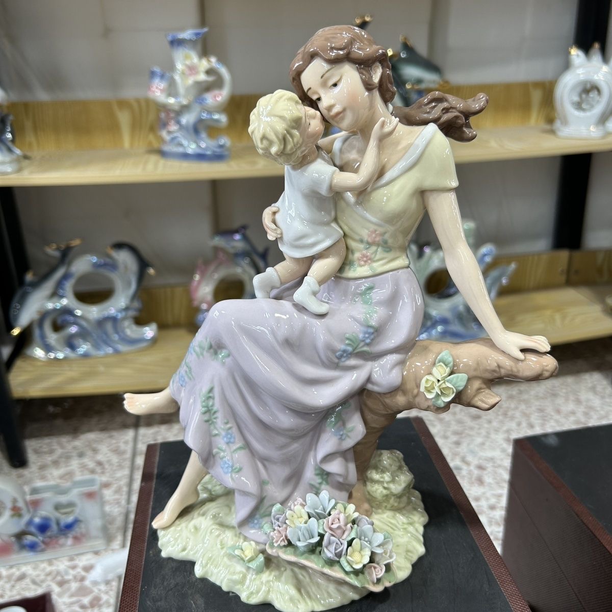 xx-ยุโรป รูปปั้นเซรามิกแม่ลูก  - Art And Craft For Mother'S Day บทวิจารณ์และราคา