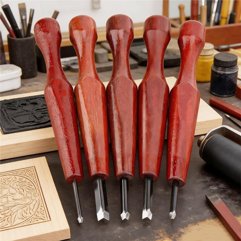 A34R ชุดเครื่องมือแกะสลักไม้รู - Linocut Carving Tool บทวิจารณ์และราคา