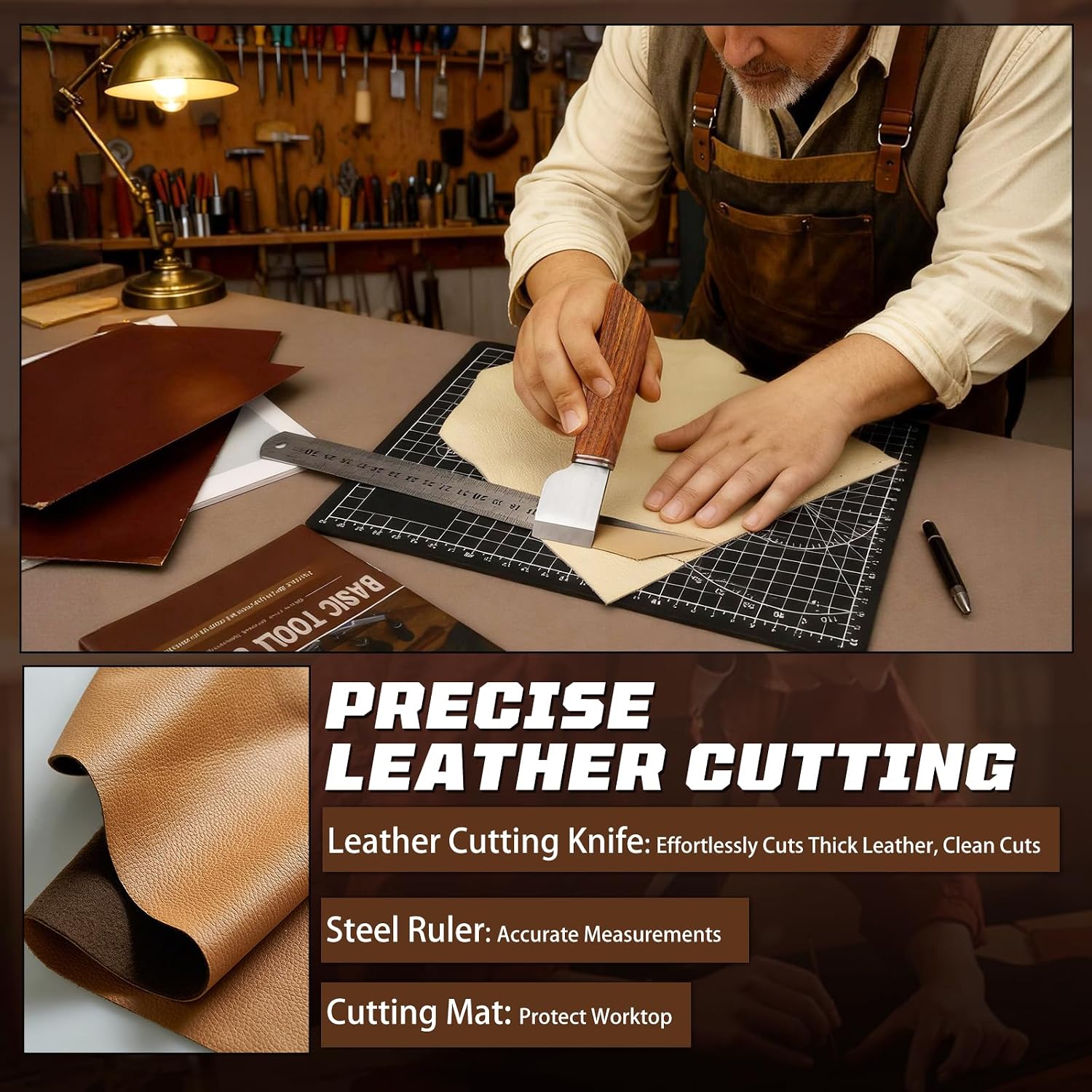 ชุดอุปกรณ์งานหนัง, เครื่องมือท - Leather Tooling Kit บทวิจารณ์และราคา