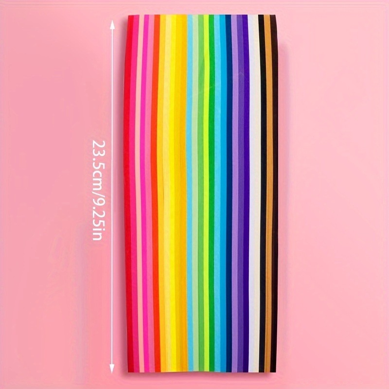 กระดาษพับดาว 1,030 แผ่น สำหรับ - Quilling Paper Strips บทวิจารณ์และราคา