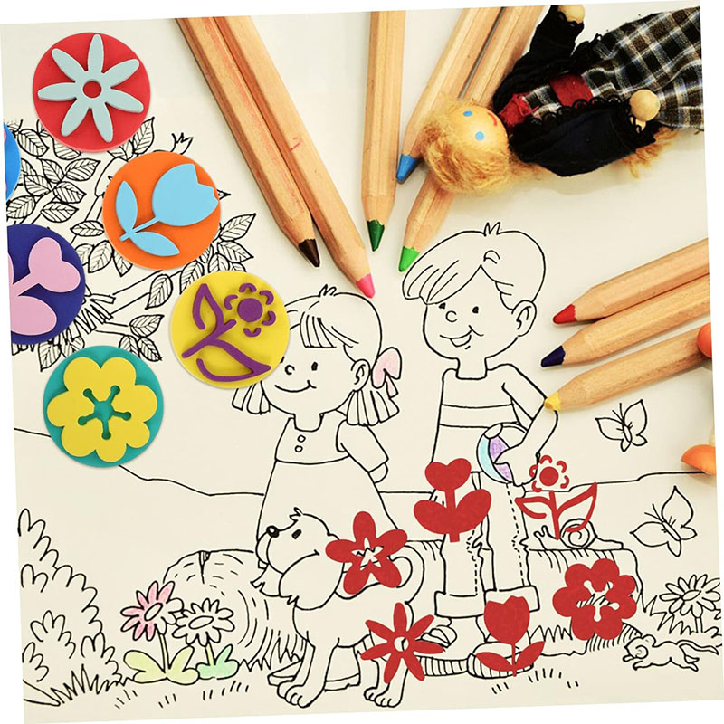 แสตมป์โฟม6ชิ้น/ถุงสำหรับภาพวาด - Art Craft 4 Years Old บทวิจารณ์และราคา