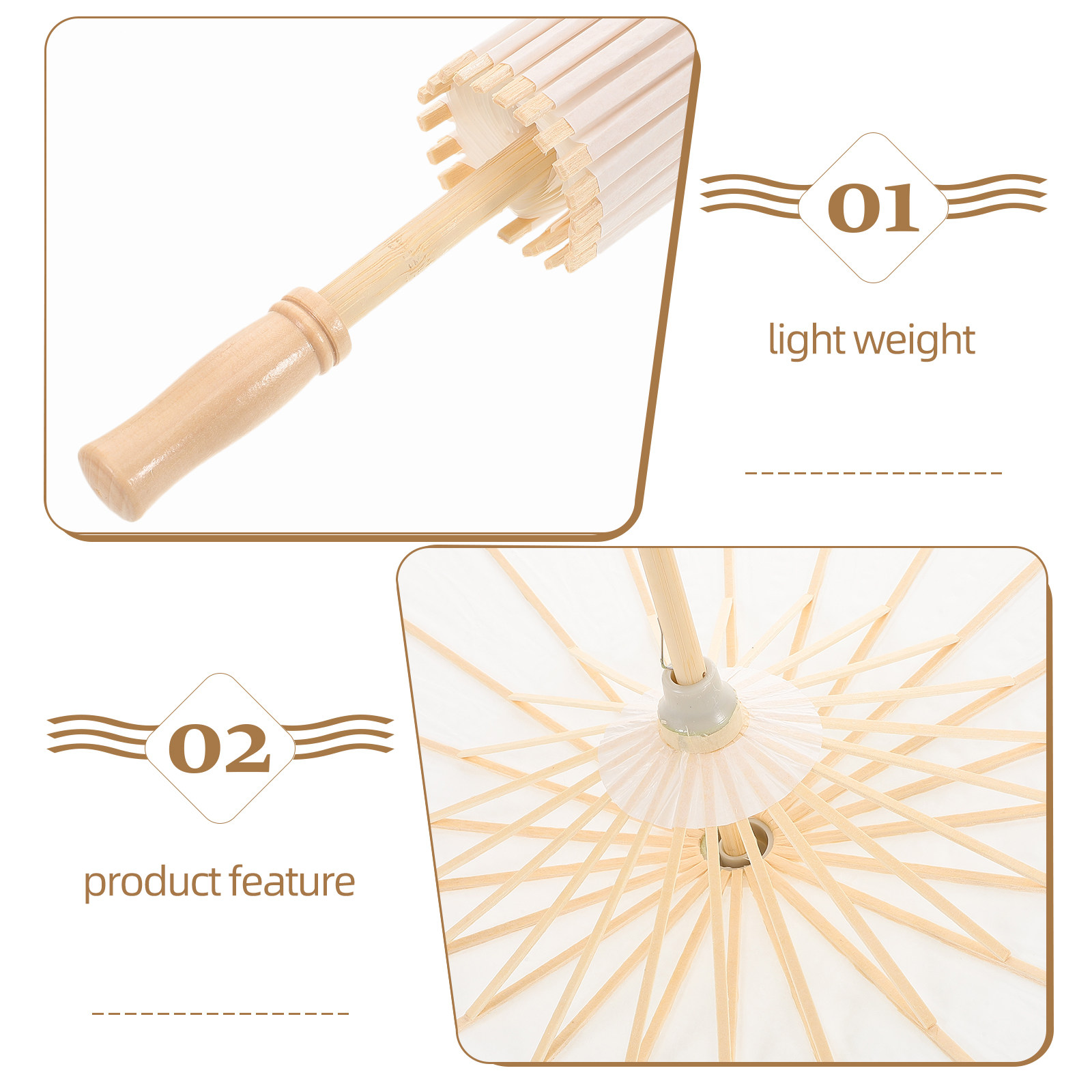 งานฝีมือร่มกระดาษ DIY งานเพ้นท - Art Craft Umbrella บทวิจารณ์และราคา