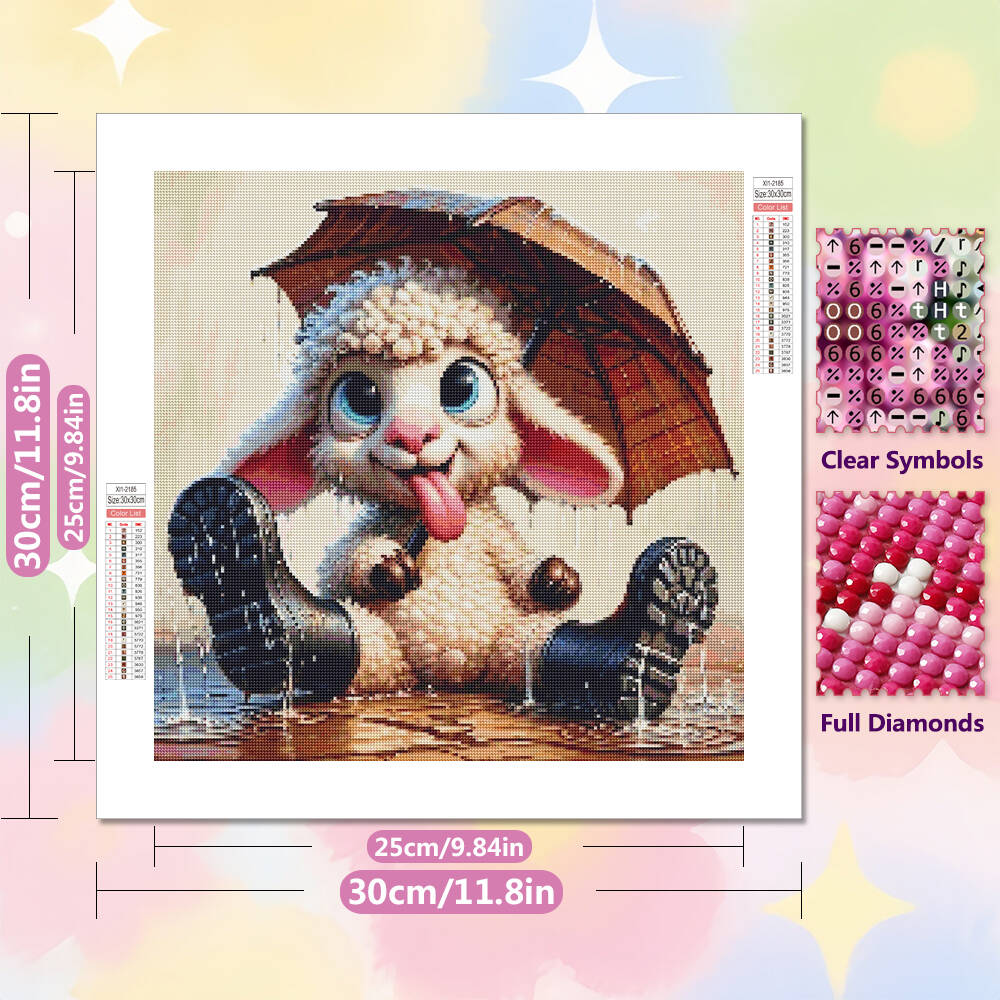 EverShine 5Dเพชรภาพวาดสุนัขแมว - Art Craft Umbrella บทวิจารณ์และราคา