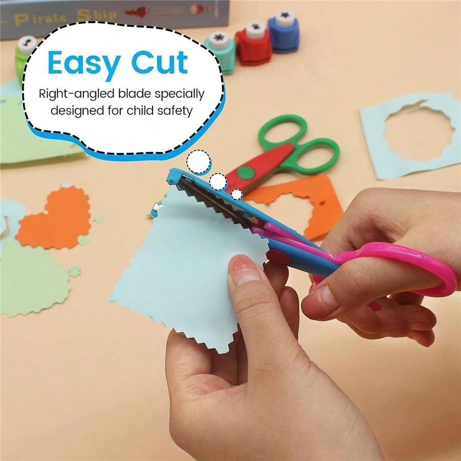 ชุดกรรไกรนิรภัยสำหรับเด็ก 6 ชิ - Art Craft 4 Years Old บทวิจารณ์และราคา