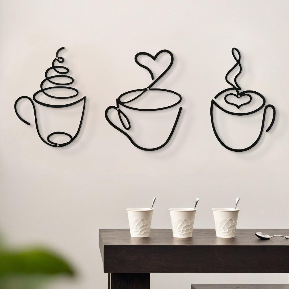 ชุดแขวนผนังกาแฟสร้างสรรค์ 3 ชิ - Art Craft Cafe บทวิจารณ์และราคา