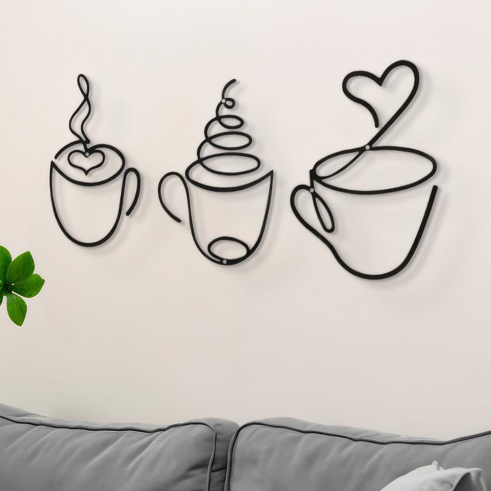 ชุดแขวนผนังกาแฟสร้างสรรค์ 3 ชิ - Art Craft Cafe บทวิจารณ์และราคา