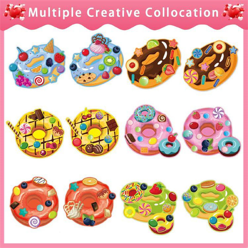 สติกเกอร์โดนัททำหน้าตัวละครสำห - Art Craft 4 Years Old บทวิจารณ์และราคา