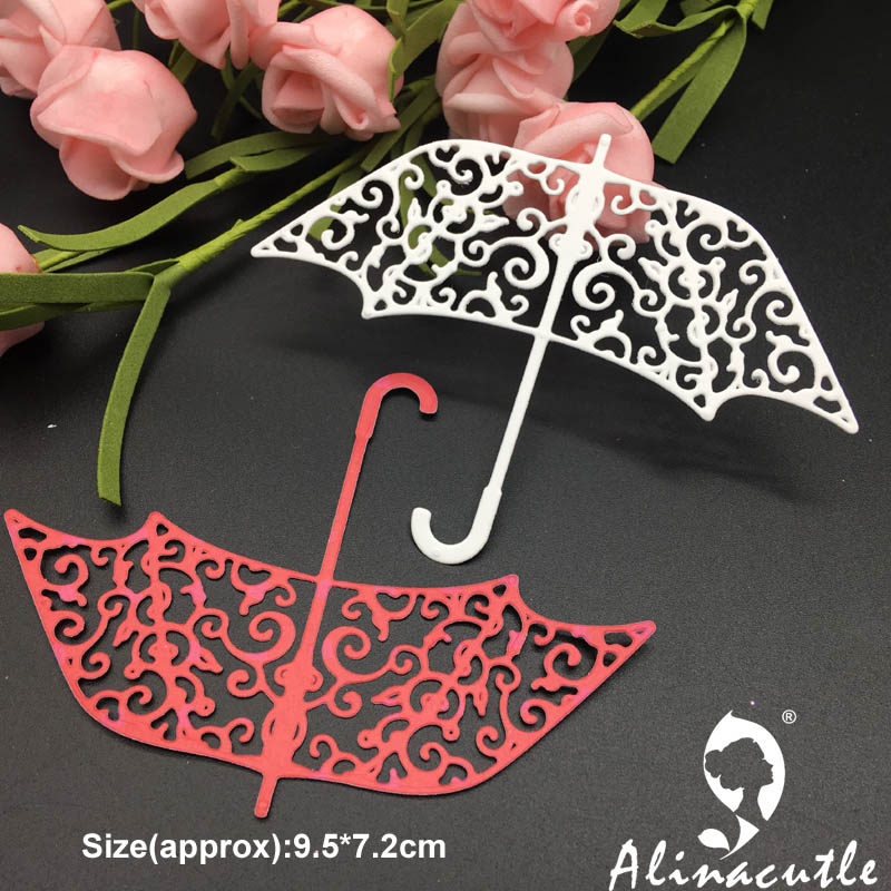 Alinacutle ตัดโลหะตายตัด Vinta - Art Craft Umbrella บทวิจารณ์และราคา